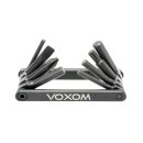 Voxom Multifunktionswerkzeug WKl7 schwarz, 8 Funktionen